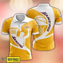 Los Angeles Lakers 3D Polo Shirt Sport Style Gift For Men