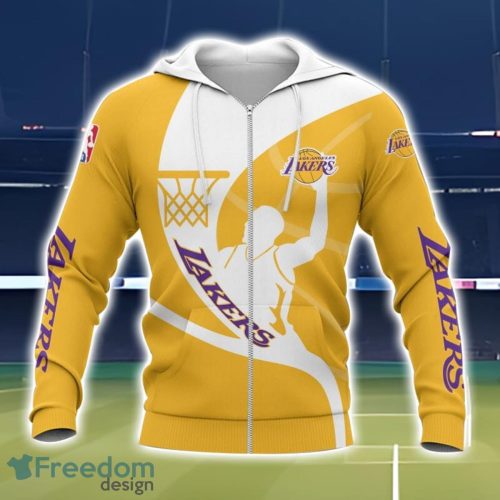 Los Angeles Lakers 3D Printing T-Shirt Hoodie Sweatshirt For Fans Product Photo 2