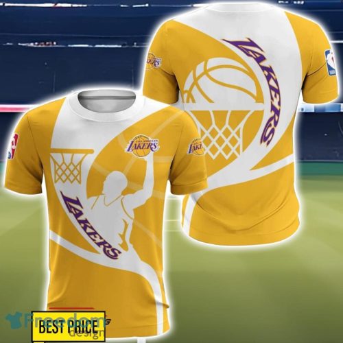 Los Angeles Lakers 3D Printing T-Shirt Hoodie Sweatshirt For Fans Product Photo 5