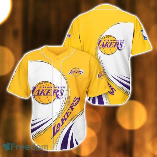 Los Angeles Lakers Baseball Jersey Shirt All Printed Unique Gift Product Photo 1