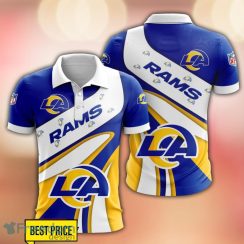 Los Angeles Rams 3D Polo Shirt Sport Style Gift For Men