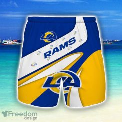 Los Angeles Rams Logo Beach Shorts For Men Fans Sport Gift