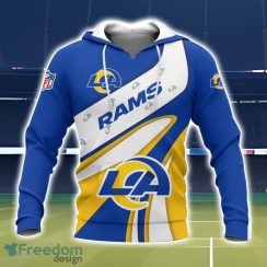 Los Angeles Rams Logo Team 3D Printing T-Shirt Hoodie Sweatshirt For Fans