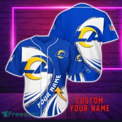 Los Angeles Rams Personalized Name 3D Baseball Jersey Shirt For Fans