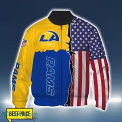 Los Angeles Rams US Flag 3D Printing T-Shirt Hoodie Sweatshirt For Fans Product Photo 4