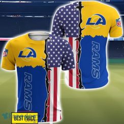 Los Angeles Rams US Flag 3D Printing T-Shirt Hoodie Sweatshirt For Fans Product Photo 5