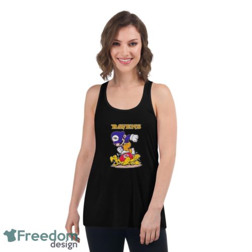 Mario Baltimore Ravens Stomps On Kansas City Chiefs Shirt - Women's Flowy Racerback Tank