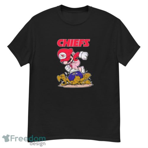 Mario Kansas City Chiefs Stomps On Baltimore Ravens Shirt - G500 Men’s Classic T-Shirt