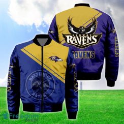 Men’s Baltimore Ravens Winter Bomber 3D Jackets Style Gift