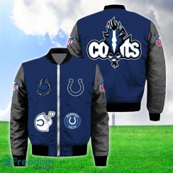 Men’s Indianapolis Colts Bomber 3D Jackets Style Gift