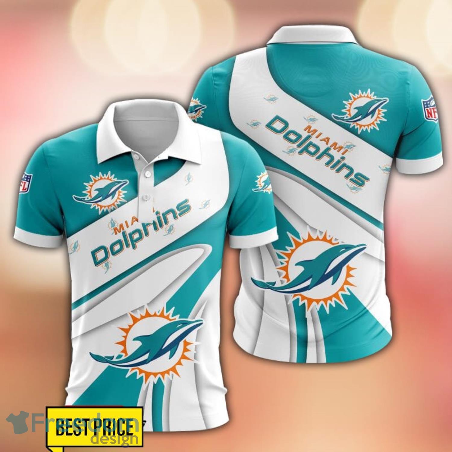Miami Dolphins 3D Polo Shirt Sport Style Gift For Men - Freedomdesign