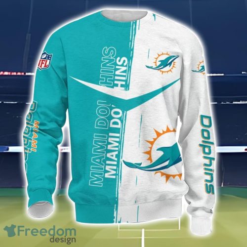 Miami Dolphins 3D Printing T-Shirt Hoodie Sweatshirt For Fans Product Photo 3