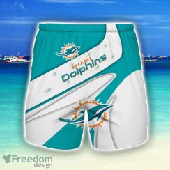 Miami Dolphins 3D Shorts Summer Holiday Gift For Men