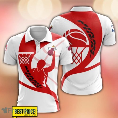 Miami Heat 3D Polo Shirt Sport Style Gift For Men Product Photo 1