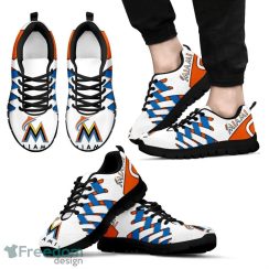 Miami Marlins Logo Team Sneaker Shoes Gift For Fans