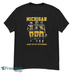 Michigan Wolverines Jim Harbaugh Thank You For The Memories Signatures Shirt - G500 Men’s Classic T-Shirt