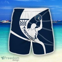 Minnesota Timberwolves 3D All Print Beach Shorts For Men Fans Sport Gift