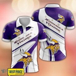 Minnesota Vikings 3D Polo Shirt Sport Style Gift For Men