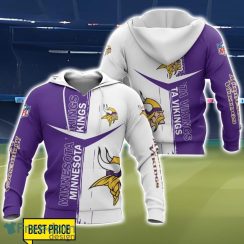 Minnesota Vikings 3D Printing T-Shirt Hoodie Sweatshirt For Fans