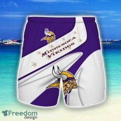 Minnesota Vikings 3D Shorts Summer Holiday Gift For Men