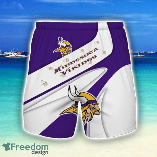 Minnesota Vikings 3D Shorts Summer Holiday Gift For Men Product Photo 1