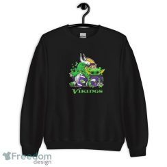 Minnesota Vikings Baby Yoda Happy St.Patrick’s Day Shamrock Shirt - Unisex Crewneck Sweatshirt