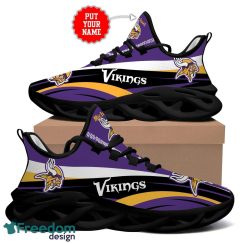 Minnesota Vikings Limited Max Soul Shoes Sport Shoes Custom Name Product Photo 2