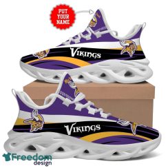 Minnesota Vikings Limited Max Soul Shoes Sport Shoes Custom Name Product Photo 1