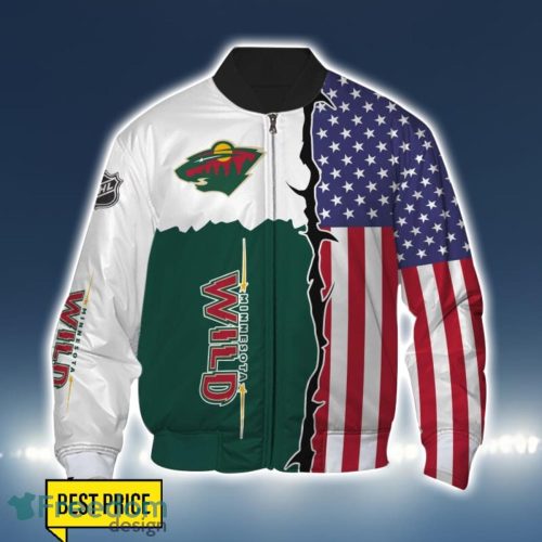 Minnesota Wild US Flag 3D All Over Printed T-shirt Hoodie Sweatshirt Product Photo 4