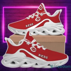 MLB Cincinnati Reds Red Max Soul Shoes Sport Running Sneakers Fans Product Photo 2