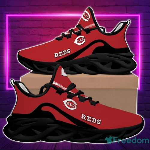 MLB Cincinnati Reds Red Max Soul Shoes Sport Running Sneakers Fans Product Photo 1