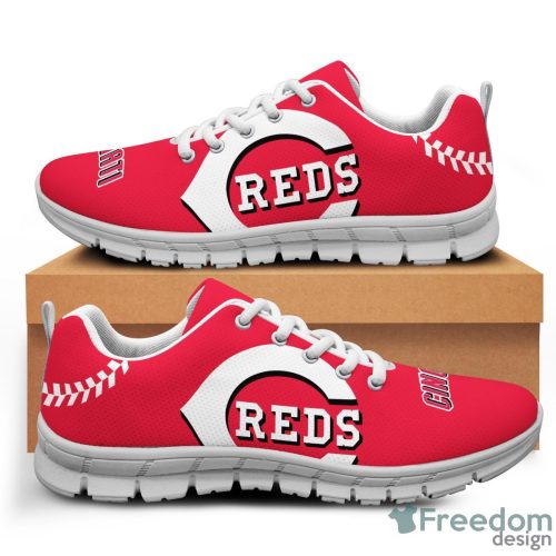 MLB Cincinnati Reds Sneakers Running Lover Gift Shoes Men Women Shoes Product Photo 1