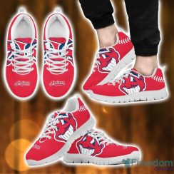 MLB Cleveland Indians Sneakers Running Lover Gift Shoes Men Women Shoes