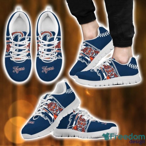 MLB Detroit Tigers Sneakers Running Lover Gift Shoes Men Women Shoes Product Photo 1