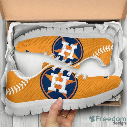 MLB Houston Astros Sneakers Running Lover Gift Shoes Men Women Shoes Product Photo 2