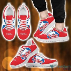 MLB Philadelphia Phillies Sneakers Running Lover Gift Shoes Men Women Shoes Product Photo 1