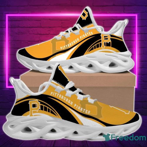 MLB Pittsburgh Pirates Max Soul Shoes Sport Running Sneakers Fans Product Photo 1