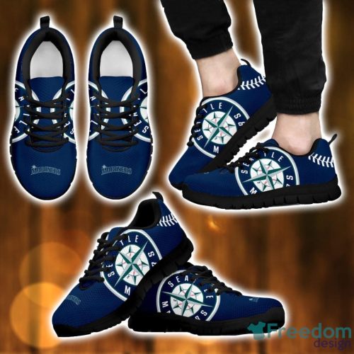 MLB Seattle Mariners Sneakers Running Lover Gift Shoes Men Women Shoes Product Photo 2