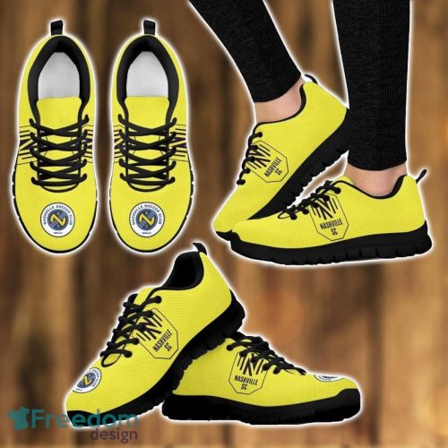 MLS Nashville SC Sneakers Trending Running Shoes For Fans Product Photo 2