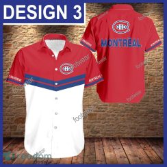 Montreal Canadiens 3D Hawaiian Shirt For Men Gifts New Trending Shirts Beach Holiday Summer - NHL Montreal Canadiens 3D Hawaiian Shirt Pattern Style 3