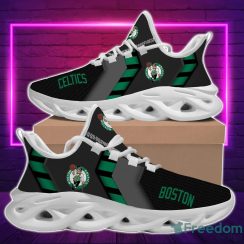 NBA Boston Celtics Black Green Max Soul Shoes Sport Running Sneakers Fans Product Photo 1