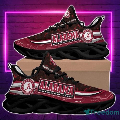 NCAA Alabama Crimson Tide Max Soul Shoes Sport Running Sneakers Fans Product Photo 2