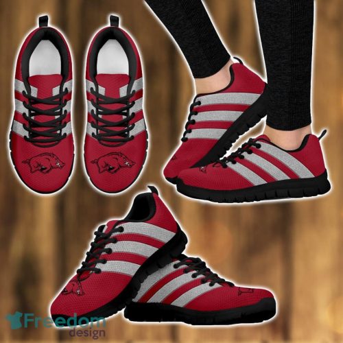 NCAA Arkansas Razorbacks Splendid Line Sporty Sneakers Trending Running Shoes For Fans Product Photo 2