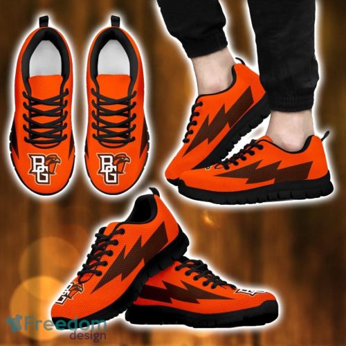 NCAA Bowling Green Falcons Thunder Lightning Sneakers Trending Running Shoes For Fans Product Photo 2