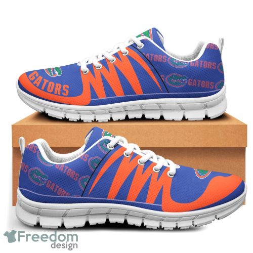 NCAA Florida Gators Blue Orange Sneakers Running Shoes For Men And Women Gift Product Photo 2