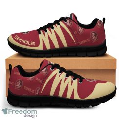 NCAA Florida State Seminoles Garnet Gold Sneakers Running Shoes For Men And Women Gift