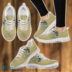 NCAA GA Tech Yellow Jackets Sneakers Running Shoes For Men And Women Gift