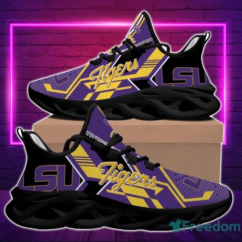 NCAA LSU Tigers Purple Max Soul Shoes Sport Running Sneakers Fans Product Photo 2