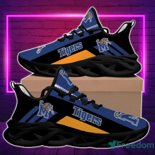 NCAA Memphis Tigers Blue Black Max Soul Shoes Sport Running Sneakers Fans Product Photo 2