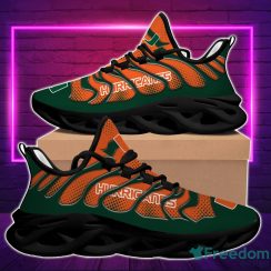 NCAA Miami Hurricanes Orange Green Max Soul Shoes Sport Running Sneakers Fans Product Photo 2